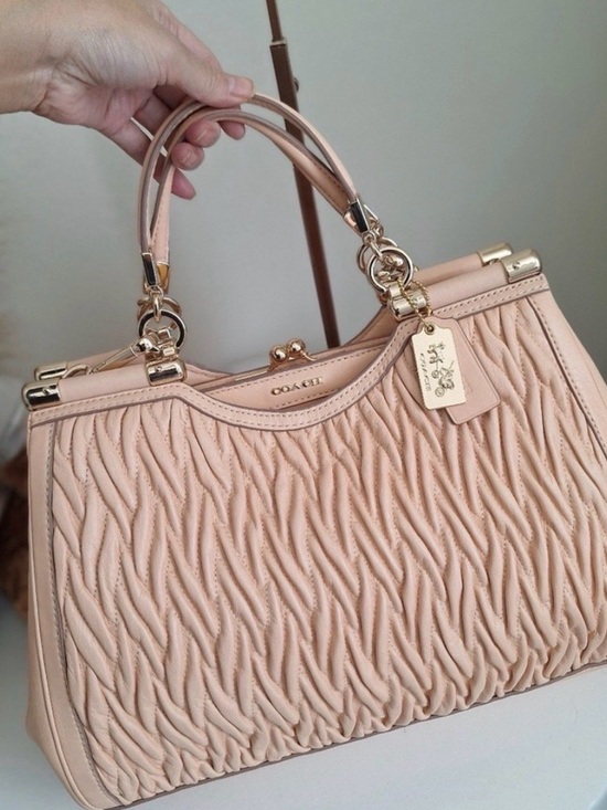 Coach Handbags - Gorgeous Coach Carrie - leather satchel in apricot F27681 *LIMITED EDITION*